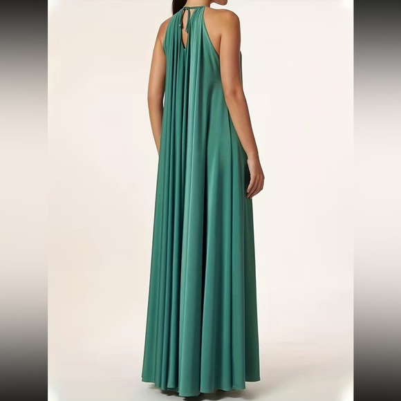 Boho party formal spring summer halter maxi dress - Picture 7 of 11